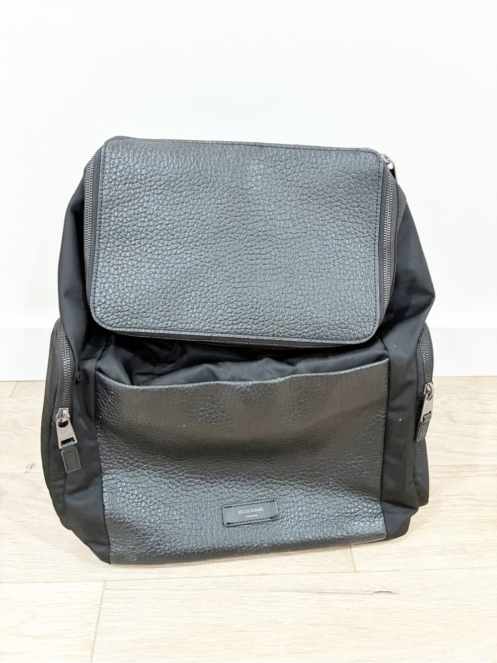 Storksak Alyssa Black Backpack